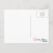 Sad Harlequin Doll Postkarte (Rückseite)