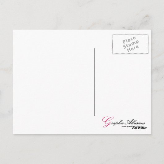 Sad Harlequin Doll Postkarte (Rückseite)