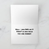 SAD HIPPO SAYS: "ICH FEHLERE DICH" KARTE (Innenseite)