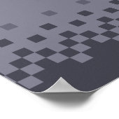 Sad Ice Creme Camp Pixel Art Poster (Ecke)