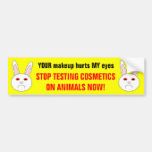 Sad Labrador Rabbit Autoaufkleber (Vorne)