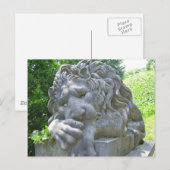 Sad Lion Postcard Postkarte (Vorne/Hinten)