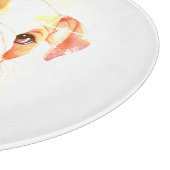 Sad little Bulldog Schneidebrett (Ecke)