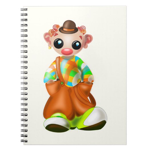 Sad Little Clown Notizblock (Vorderseite)