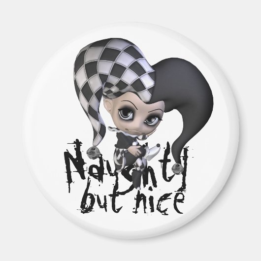 Sad Little Jester Magnet (Vorne)
