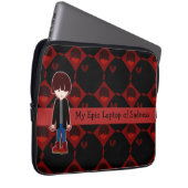 Sad Lonely Emo Boy Laptopschutzhülle (Vorne Rechts)