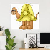 Sad Looking Turtle Poster (Heimbüro)