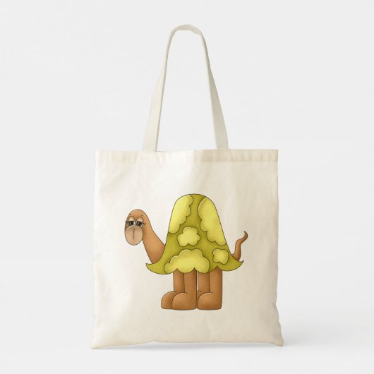 Sad Looking Turtle Tote Bag Tragetasche (Rückseite)