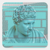 Sad Man Sticker (Vorderseite)