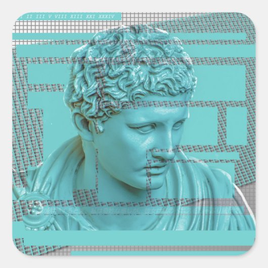 Sad Man Sticker (Vorderseite)