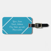 Sad Mermaid Gepäckanhänger (Vorderseite horizontal)