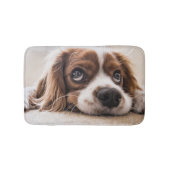 Sad-Mit Augen Cocker Spanierhund Badematte (Vorderseite)