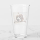 Sad-Mit Augen Cocker Spanierhund Glas (Rückseite)