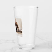 Sad-Mit Augen Cocker Spanierhund Glas (Links)
