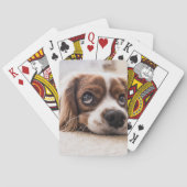 Sad-Mit Augen Cocker Spanierhund Spielkarten (Rückseite)