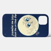 Sad Moon Case-Mate iPhone Hülle (Rückseite (Horizontal))