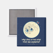 Sad Moon Magnet (Vorderseite/Rückseite)