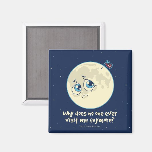 Sad Moon Magnet (Vorderseite/Rückseite)