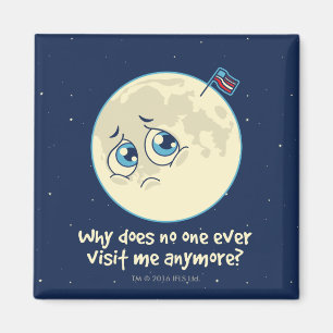 Sad Moon Magnet