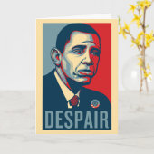 Sad Obama Geburtstagskarte Karte (Gelbe Blume)