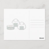 Sad Onigiri Postkarte (Rückseite)