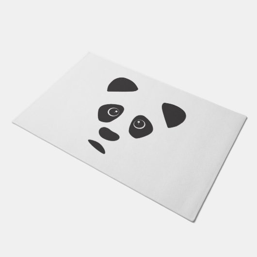 Sad Panda Fußmatte (Schrägansicht)