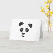 Sad Panda Karte (Gelbe Blume)