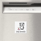 Sad Panda Magnet (In Situ (Geschirrspüler))