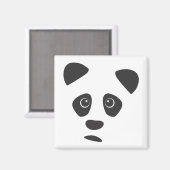 Sad Panda Magnet (Vorderseite/Rückseite)