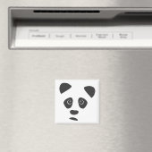 Sad Panda Magnet (In Situ (Geschirrspüler))