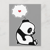 Sad Panda Postkarte (Vorderseite)