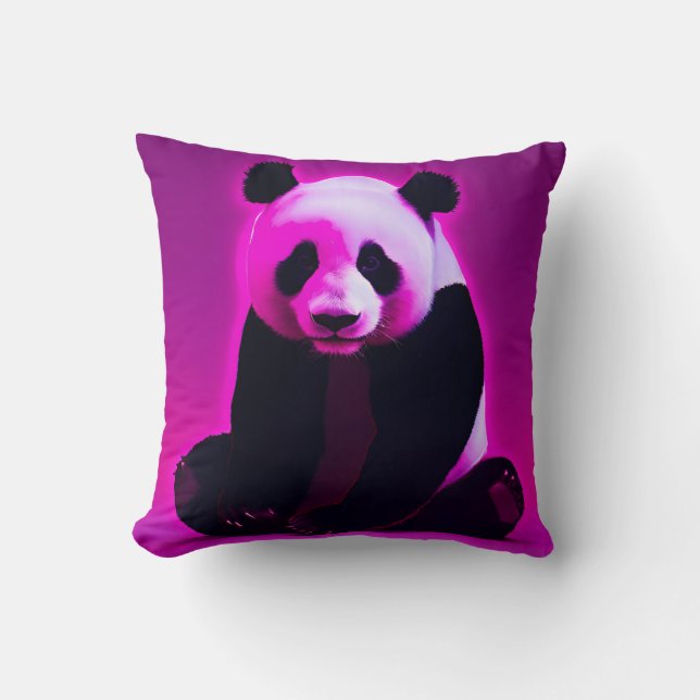 Sad Panda Serenity Pillow 😢 Kissen (Vorderseite)