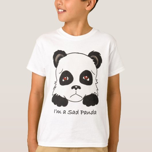 Sad Panda T-Shirt (Vorderseite)