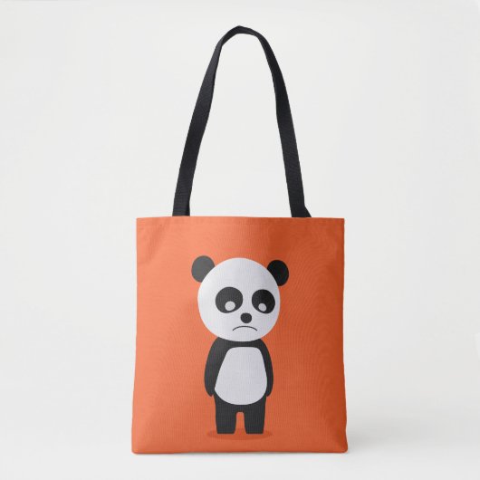 Sad Panda Tasche (Vorderseite)