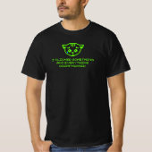 Sad Pixel Cat klickte auf etwas Funny Programmes T-Shirt (Vorderseite)