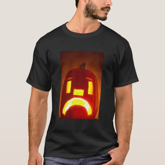 Sad Pumpkin T-Shirt (Vorderseite)