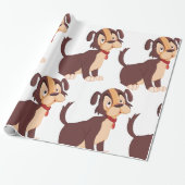Sad Puppy Dog Geschenkpapier (Ungerollt)