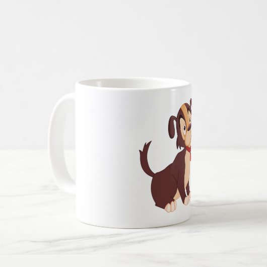 Sad Puppy Dog Kaffeetasse (Vorderseite Links)
