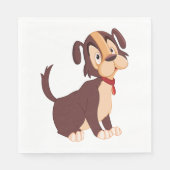 Sad Puppy Dog Serviette (Vorderseite)