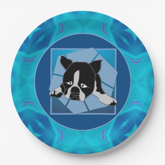 Sad Puppy Pappteller (Vorderseite)