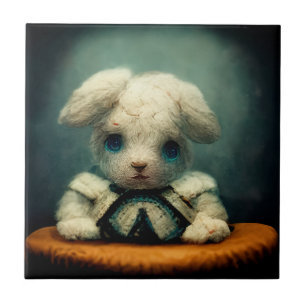 Sad Rabbit Fliese