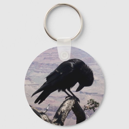 Sad Raven Keychain Schlüsselanhänger (Vorderseite)