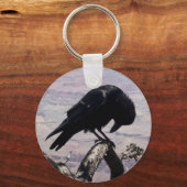 Sad Raven Keychain Schlüsselanhänger (Vorderseite)