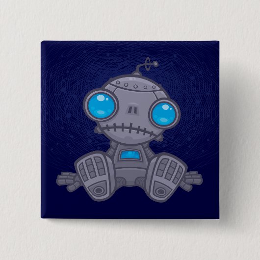 Sad Robot Button (Vorderseite)