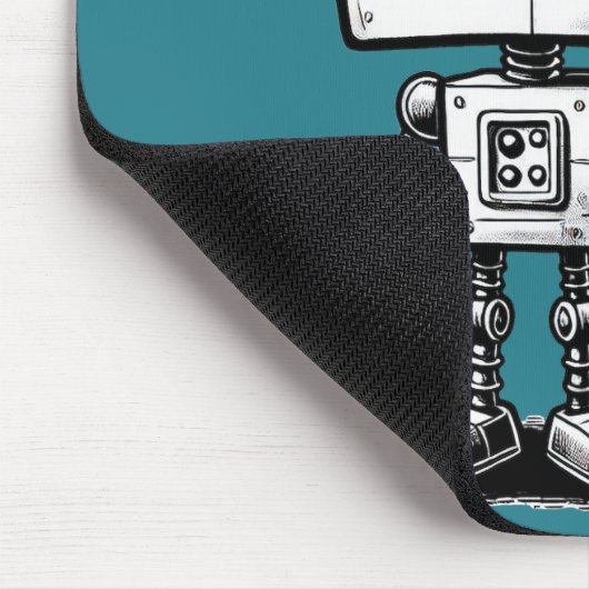 Sad Robot - Ich brauche einen Neustart Mousepad (Ecke)