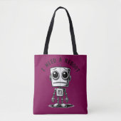 Sad Robot - Ich brauche einen Neustart Tasche (Vorderseite)