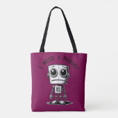 Sad Robot - Ich brauche einen Neustart Tasche (Rückseite)