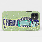 Sad Robot iPhone Case (Rückseite (Horizontal))