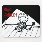Sad Robot Mousepad (Vorne)