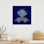 Sad Robot Poster (Küche)